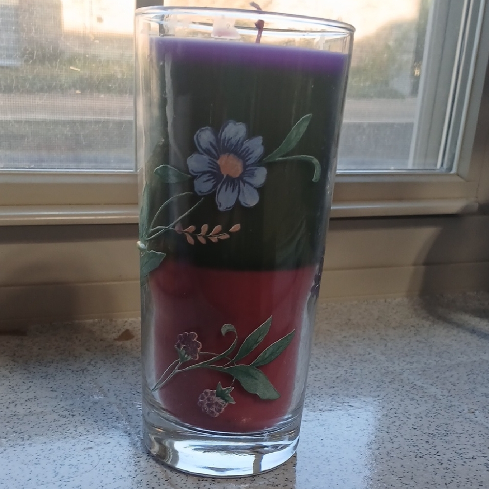 Floral Layered Candle Holder